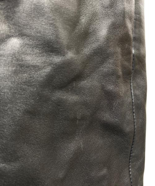 Acne studios（アクネ ストゥディオス）ACNE STUDIOS (アクネ ストゥディオス) 17AW レザーミニスカート ブラック サイズ:36の古着・服飾アイテム