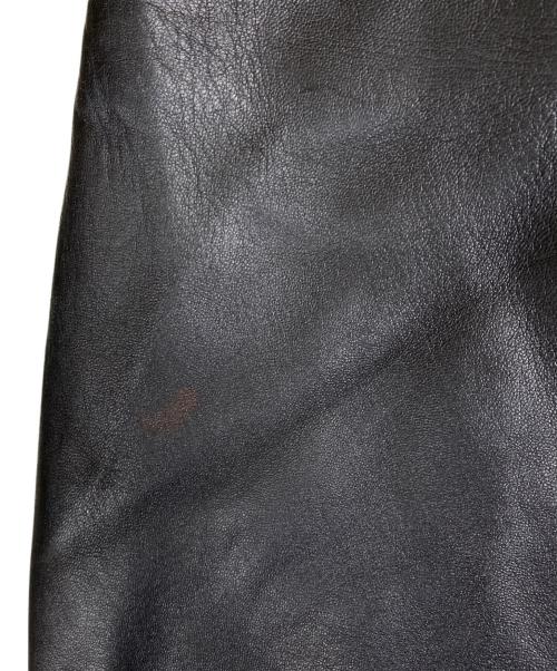 Acne studios（アクネ ストゥディオス）ACNE STUDIOS (アクネ ストゥディオス) 17AW レザーミニスカート ブラック サイズ:36の古着・服飾アイテム