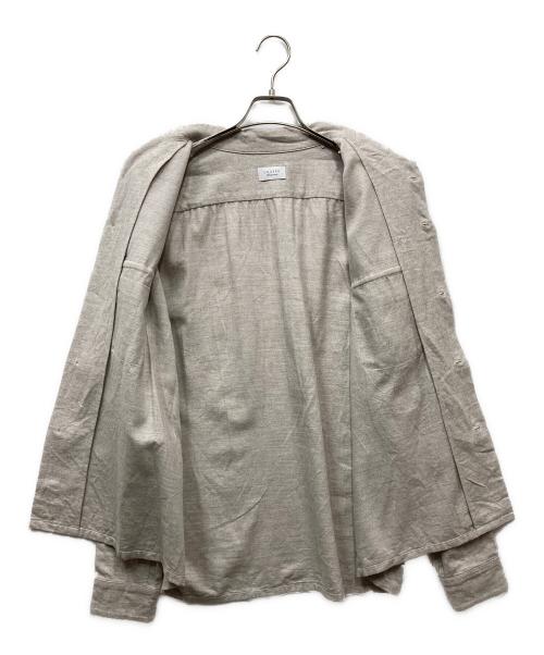 UNUSED（アンユーズド）UNUSED (アンユーズド) US2526 flannel shirt BEIGE フランネルシャツ ベージュ サイズ:3の古着・服飾アイテム