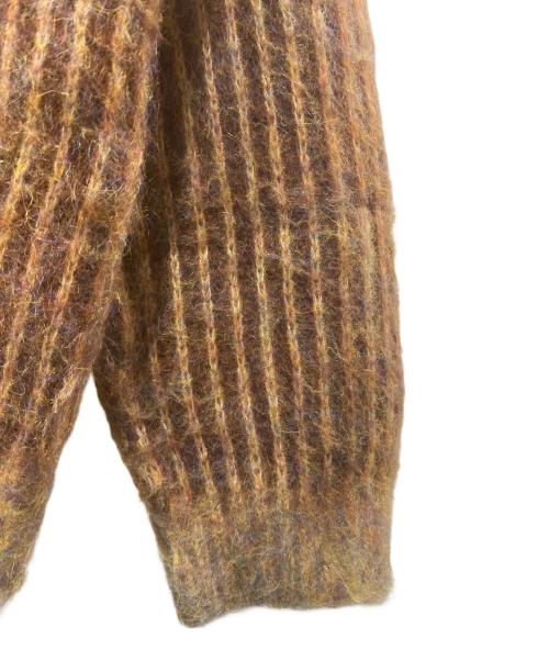 SUPREME（シュプリーム）Supreme (シュプリーム) 25SS 2-Tone Mohair Cardigan ツートーンモヘアカーディガン ブラウン サイズ:Sの古着・服飾アイテム