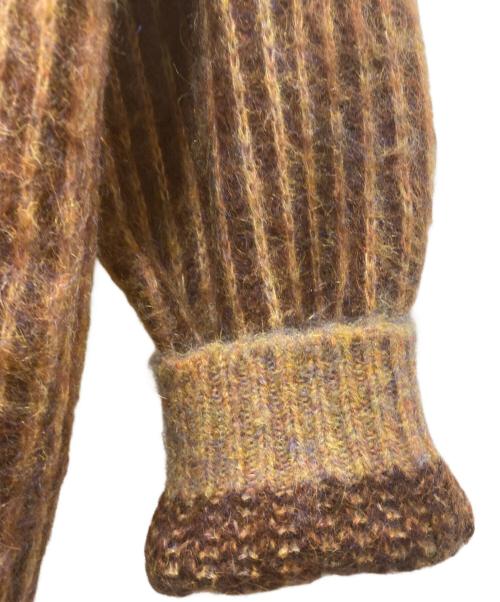 SUPREME（シュプリーム）Supreme (シュプリーム) 25SS 2-Tone Mohair Cardigan ツートーンモヘアカーディガン ブラウン サイズ:Sの古着・服飾アイテム