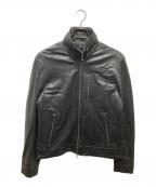 SCHAFFENシャッフェン）の古着「ラムレザージャケット」｜ブラック