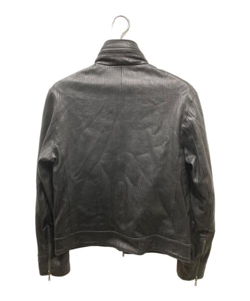 SCHAFFEN（シャッフェン）SCHAFFEN (シャッフェン) ラムレザージャケット ブラック サイズ:SIZE 2の古着・服飾アイテム