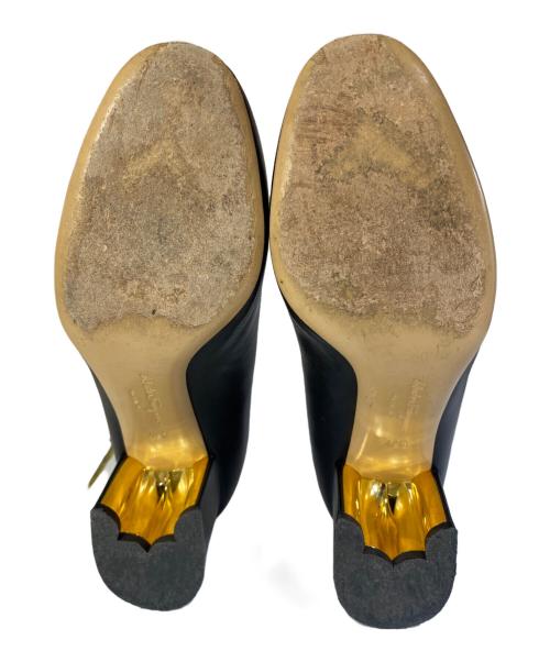 Salvatore Ferragamo（サルヴァトーレ フェラガモ）Salvatore Ferragamo (サルヴァトーレ フェラガモ) ハイヒールパンプス ブラック サイズ:4　1/2　Dの古着・服飾アイテム