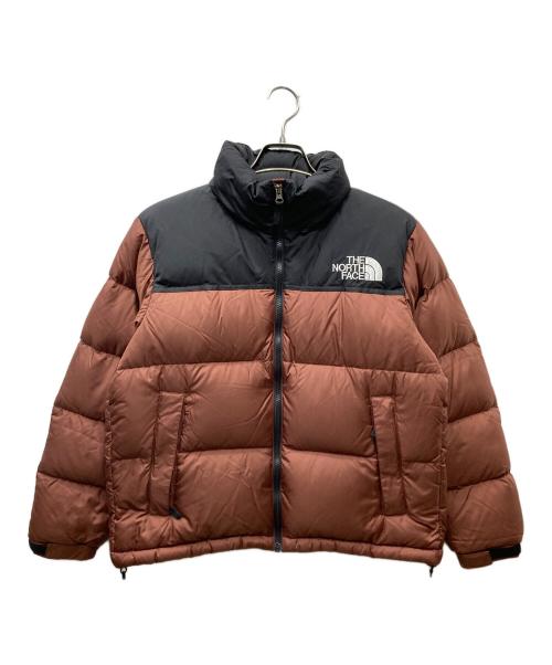 THE NORTH FACE（ザ ノース フェイス）THE NORTH FACE (ザ ノース フェイス) Short Nuptse Jacket ショートヌプシジャケット ブラウン×ブラック サイズ:SIZE Lの古着・服飾アイテム