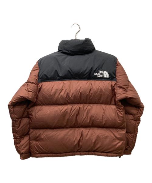 THE NORTH FACE（ザ ノース フェイス）THE NORTH FACE (ザ ノース フェイス) Short Nuptse Jacket ショートヌプシジャケット ブラウン×ブラック サイズ:SIZE Lの古着・服飾アイテム
