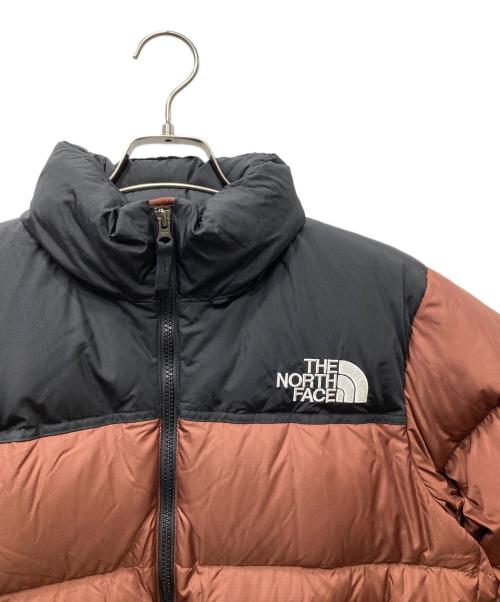 THE NORTH FACE（ザ ノース フェイス）THE NORTH FACE (ザ ノース フェイス) Short Nuptse Jacket ショートヌプシジャケット ブラウン×ブラック サイズ:SIZE Lの古着・服飾アイテム