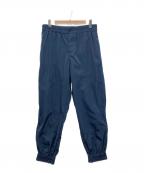 QASIMIカシミ）の古着「ギャザーパンツ」｜ネイビー