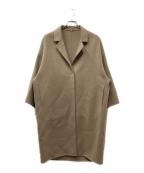 MUSE de Deuxieme Classeミューズ ドゥーズィエム クラス）の古着「ウールアンゴラリバーコート」｜ベージュ