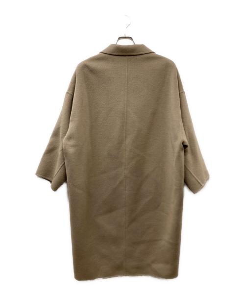 MUSE de Deuxieme Classe（ミューズ ドゥーズィエム クラス）MUSE de Deuxieme Classe (ミューズ ドゥーズィエム クラス) ウールアンゴラリバーコート ベージュ サイズ:freeの古着・服飾アイテム