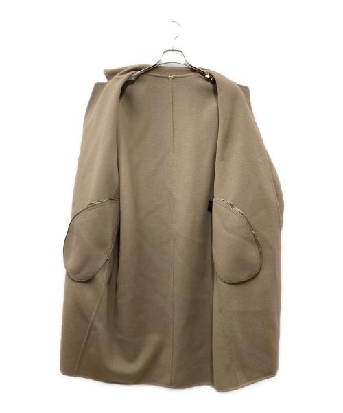 MUSE de Deuxieme Classe（ミューズ ドゥーズィエム クラス）MUSE de Deuxieme Classe (ミューズ ドゥーズィエム クラス) ウールアンゴラリバーコート ベージュ サイズ:freeの古着・服飾アイテム