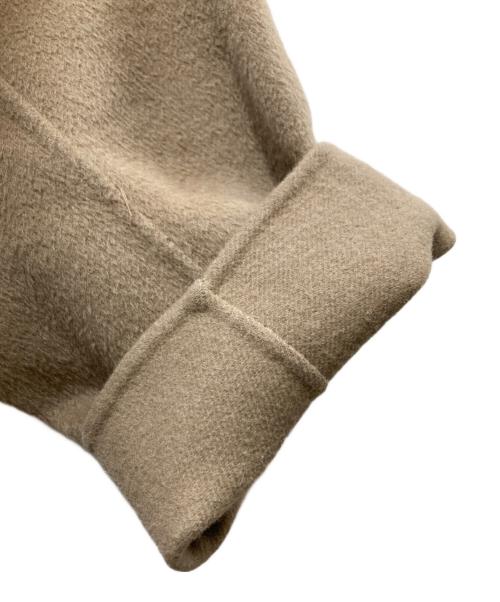 MUSE de Deuxieme Classe（ミューズ ドゥーズィエム クラス）MUSE de Deuxieme Classe (ミューズ ドゥーズィエム クラス) ウールアンゴラリバーコート ベージュ サイズ:freeの古着・服飾アイテム