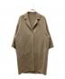 MUSE de Deuxieme Classe（ミューズ ドゥーズィエム クラス）の古着「ウールアンゴラリバーコート」｜ベージュ