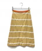 mina perhonenミナ ペルホネン）の古着「ウールスカート」｜ベージュ