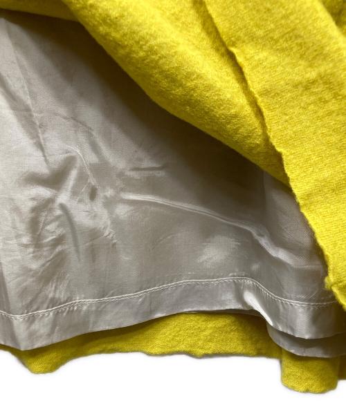 mina perhonen（ミナ ペルホネン）mina perhonen (ミナ ペルホネン) ウールデザインスカート イエロー サイズ:不明の古着・服飾アイテム