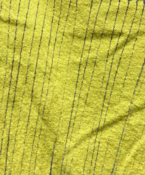 mina perhonen（ミナ ペルホネン）mina perhonen (ミナ ペルホネン) ウールデザインスカート イエロー サイズ:不明の古着・服飾アイテム