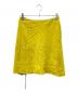 mina perhonen（ミナ ペルホネン）の古着「ウールデザインスカート」｜イエロー