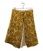 mina perhonenミナ ペルホネン）の古着「ウールスカート」｜イエロー