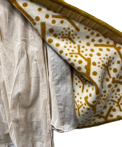 mina perhonen（ミナ ペルホネン）mina perhonen (ミナ ペルホネン) ウールスカート イエロー サイズ:38の古着・服飾アイテム