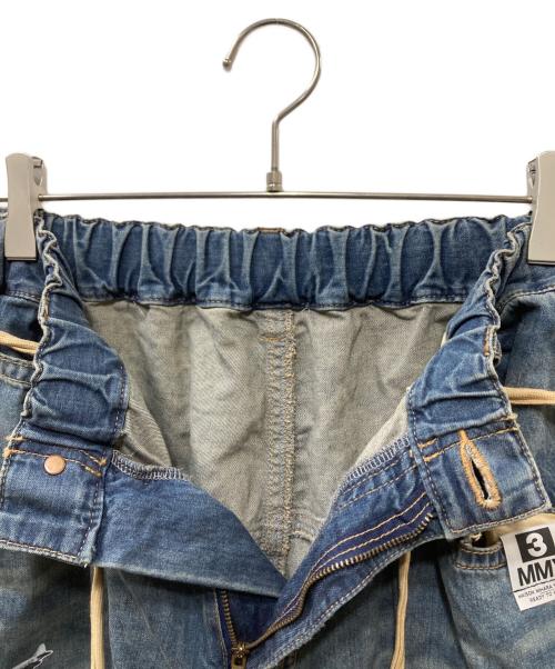 Maison MIHARA YASUHIRO（メゾン ミハラ ヤスヒロ）Maison MIHARA YASUHIRO (メゾン ミハラ ヤスヒロ) フュージディティールステッカージーンズ インディゴ サイズ:38の古着・服飾アイテム