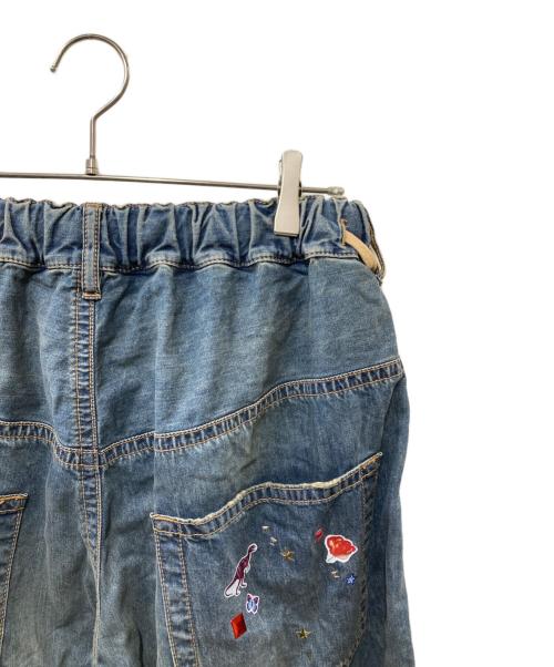 Maison MIHARA YASUHIRO（メゾン ミハラ ヤスヒロ）Maison MIHARA YASUHIRO (メゾン ミハラ ヤスヒロ) フュージディティールステッカージーンズ インディゴ サイズ:38の古着・服飾アイテム