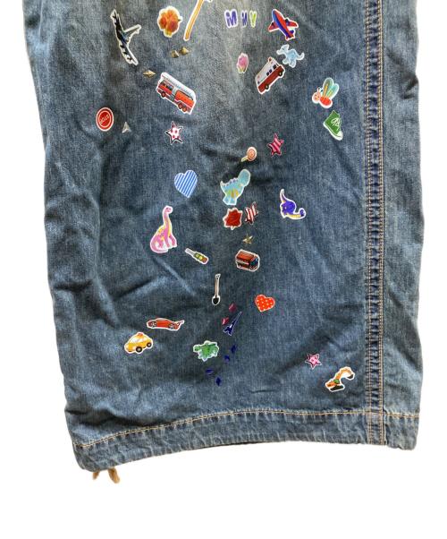 Maison MIHARA YASUHIRO（メゾン ミハラ ヤスヒロ）Maison MIHARA YASUHIRO (メゾン ミハラ ヤスヒロ) フュージディティールステッカージーンズ インディゴ サイズ:38の古着・服飾アイテム