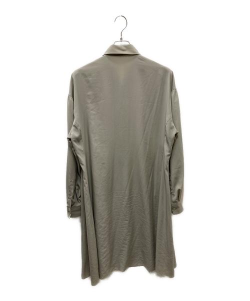 LAD MUSICIAN（ラッドミュージシャン）LAD MUSICIAN (ラッドミュージシャン) Gather Flare Long Shirt ベージュ サイズ:46の古着・服飾アイテム