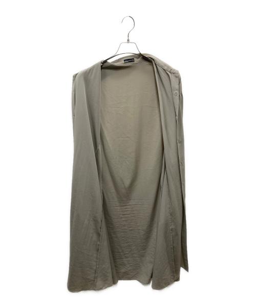 LAD MUSICIAN（ラッドミュージシャン）LAD MUSICIAN (ラッドミュージシャン) Gather Flare Long Shirt ベージュ サイズ:46の古着・服飾アイテム