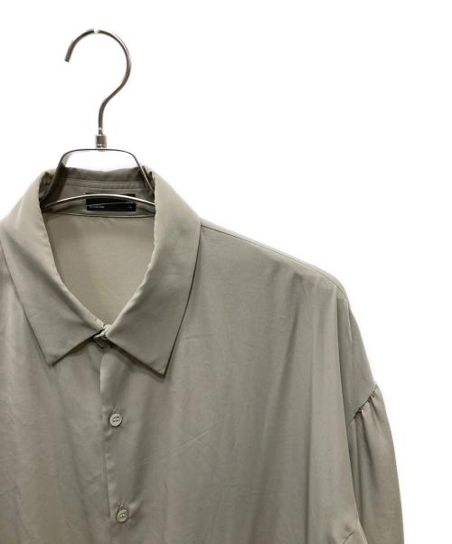 LAD MUSICIAN（ラッドミュージシャン）LAD MUSICIAN (ラッドミュージシャン) Gather Flare Long Shirt ベージュ サイズ:46の古着・服飾アイテム