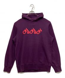 sacai（サカイ）の古着「On＆On＆On Print Hoodie」｜パープル