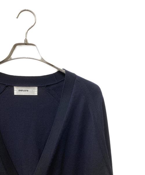 everyone（エブリワン）everyone (エブリワン) ニットカーディガン ネイビー サイズ:Lの古着・服飾アイテム