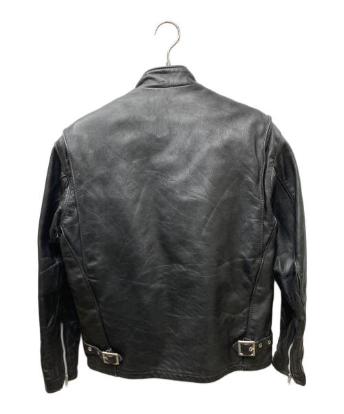 Schott（ショット）Schott (ショット) 641SP シングルライダースジャケット ブラック サイズ:SIZE38の古着・服飾アイテム