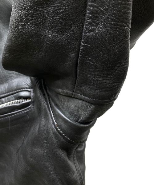 Schott（ショット）Schott (ショット) 641SP シングルライダースジャケット ブラック サイズ:SIZE38の古着・服飾アイテム