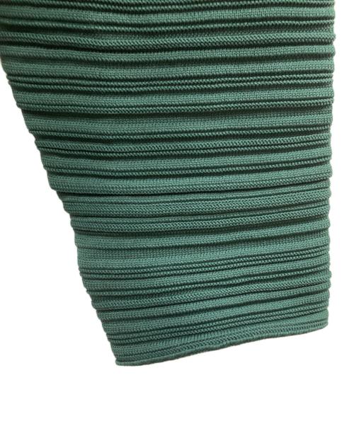 PLEATS PLEASE（プリーツプリーズ）PLEATS PLEASE (プリーツプリーズ) プリーツニット グリーン サイズ:不明の古着・服飾アイテム