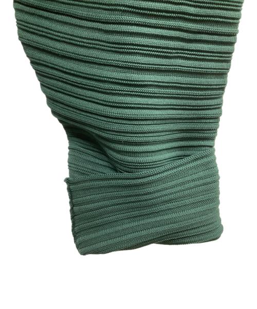 PLEATS PLEASE（プリーツプリーズ）PLEATS PLEASE (プリーツプリーズ) プリーツニット グリーン サイズ:不明の古着・服飾アイテム