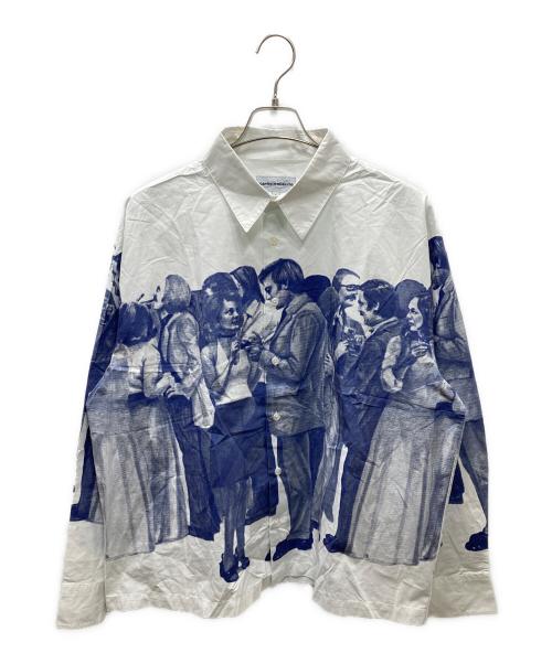 CARNE BOLLENTE（カルネボレンテ）Carne Bollente (カルネボレンテ) プリントシャツ ホワイト サイズ:Lの古着・服飾アイテム