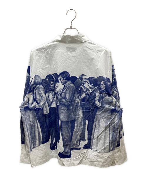 CARNE BOLLENTE（カルネボレンテ）Carne Bollente (カルネボレンテ) プリントシャツ ホワイト サイズ:Lの古着・服飾アイテム