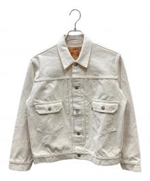 FULLCOUNT×STRASBURGO（フルカウント×ストラスブルゴ）の古着「別注デニムジャケット」｜ホワイト