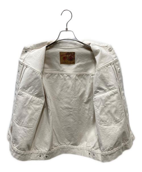 FULLCOUNT（フルカウント）FULLCOUNT (フルカウント) STRASBURGO (ストラスブルゴ) 別注デニムジャケット ホワイト サイズ:40の古着・服飾アイテム