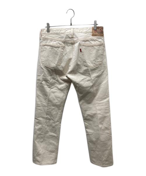 FULLCOUNT（フルカウント）FULLCOUNT (フルカウント) STRASBURGO (ストラスブルゴ) Ecru Selvedge Slim Straight Denim アイボリー サイズ:33の古着・服飾アイテム