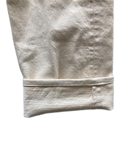 FULLCOUNT（フルカウント）FULLCOUNT (フルカウント) STRASBURGO (ストラスブルゴ) Ecru Selvedge Slim Straight Denim アイボリー サイズ:33の古着・服飾アイテム