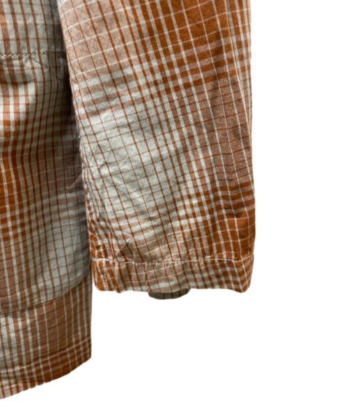 NOMA t.d.（ノーマティーディー）NOMA t.d. (ノーマティーディー) Ombre Plaid Jacket With Beading  ジャケット ブラウン サイズ:3の古着・服飾アイテム