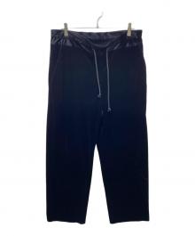 CABAN（キャバン）の古着「ソフトべロア ワイドパンツ」｜ブラック