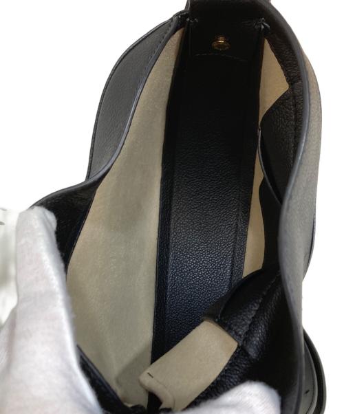 POLENE（ポレーヌ）POLENE (ポレーヌ) Tonca トンカ レザー ショルダーバッグ ブラックの古着・服飾アイテム