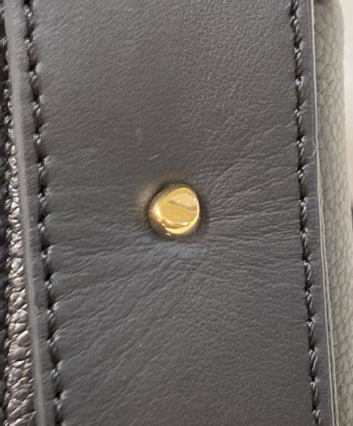 POLENE（ポレーヌ）POLENE (ポレーヌ) Tonca トンカ レザー ショルダーバッグ ブラックの古着・服飾アイテム