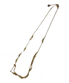 POLENE（ポレーヌ）の古着「Eroz ダブルチェーンネックレス」｜ゴールド