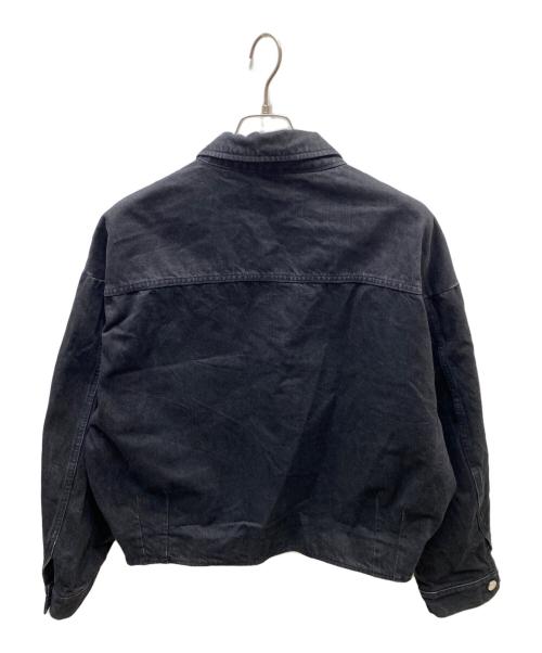 SHISHIKUI（シシクイ）SHISHIKUI (シシクイ) Denim Ja オーバーサイズデニムジャケット ブラック サイズ:FREEの古着・服飾アイテム
