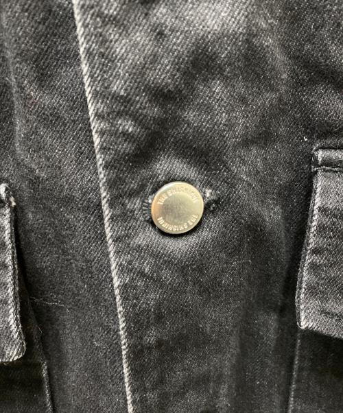 SHISHIKUI（シシクイ）SHISHIKUI (シシクイ) Denim Ja オーバーサイズデニムジャケット ブラック サイズ:FREEの古着・服飾アイテム