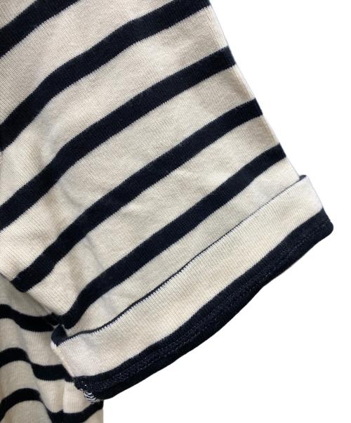 JIL SANDER+（ジルサンダープラス）JIL SANDER+ (ジルサンダープラス) ボーダーTシャツ アイボリー サイズ:XLの古着・服飾アイテム
