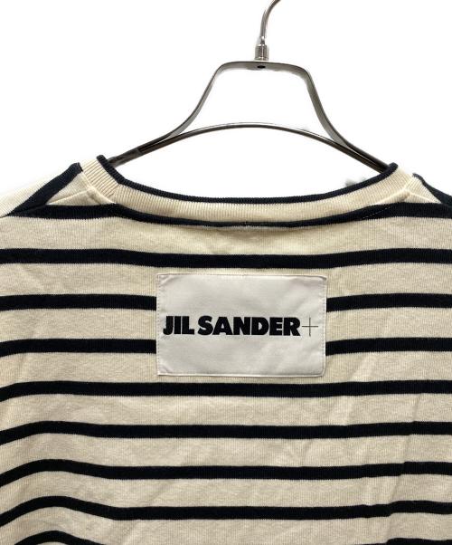 JIL SANDER+（ジルサンダープラス）JIL SANDER+ (ジルサンダープラス) ボーダーTシャツ アイボリー サイズ:XLの古着・服飾アイテム